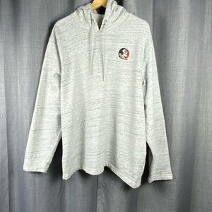 Antigua Florida State University FSU Seminoles Hoodie Men 2XL • Heather Gray •